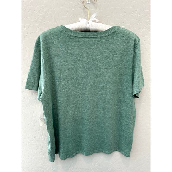 🆕 LUCKY BRAND | Green Logo Clover Shamrock Graphic Soft Short Sleeve Tee | XL - Picture 4 of 7